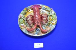 Majolica Lobster Dish