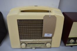 1950’s Echo U215 White Bakelite Radio