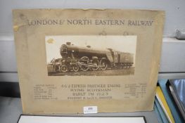 LNER Flying Scotsman Office Photograph