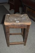 Vintage Oak Stool