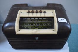 Bush Type DAC10 Bakelite Valve Radio