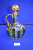 Victorian Gilded Glass Decanter