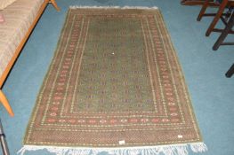 Fine Woven Green Rug 200x130cm