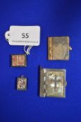 Four Miniature Charm Books Featuring 50’s Popstars, Miniature Bible, Ten Silling Note, and Tiny