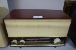 1970’s Pye R33 Valve Radio with Maroon Cabinet