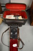 Yashika 635 Film Camera with Case and Accessories