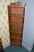 Six Tier Oak Bookcase (some faults)