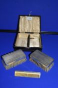 Silver Brush & Comb Set - Hallmarked Birmingham 1946