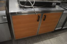 Stainless Steel Mobile Refrigerated Cabinet