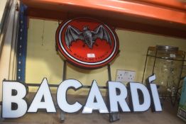 *Bacardi Illuminated Display Sign