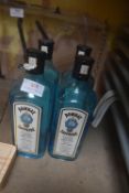 *4x Bombay Sapphire Gin Display Bottles