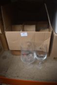 Box of Assorted Branded Bar Glasses Including San Miguel and Aspall