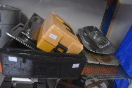 Quantity of Assorted Baking Trays, Bain Marie Inserts, Lids, etc.