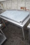 Stainless Steel Preparation Table 120x60cm x 90cm high