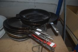 Quantity of Assorted Frying Pans