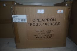 *~100x Packs of 100x CPE Aprons