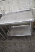 Stainless Steel Table 90x60cm x 95cm high