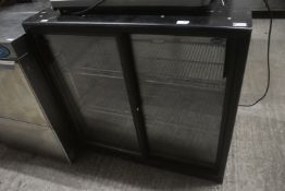Black Undercounter Drinks Chiller