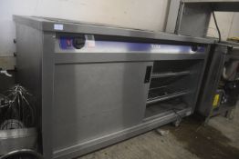 Victor Stainless Steel Mobile Hot Cupboard/Bain Marie