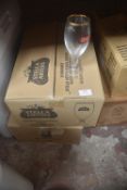 *1x Box Stella Artois Half Pint Glasses, and 1x Box of Corona Half Pint Glasses