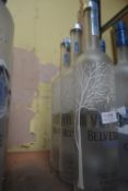 *3x 1.75L Belveder Vodka Display Bottles