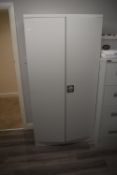 6ft Grey Storage Cabinet