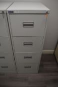 Silverline Grey Four Drawer Foolscap Filing Cabinet