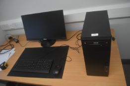 Asus Amtech Desktop PC with Monitor, Keyboard, and Mouse