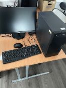 Asus Amtec Desktop PC with Monitor, Keyboard, and Mouse