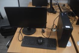 Lenovo S510 Desktop PC with Monitor, Keyboard, and Mouse