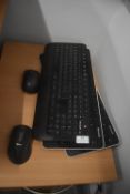 3x Assorted Keyboards, and 2x Mice