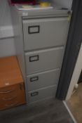 Four Drawer Filing Cabinet and Contents