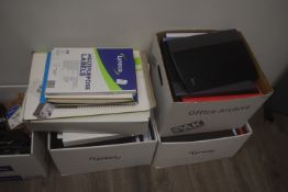 Assortment of Labels, Folders, etc.