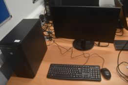 Asus Amtec Desktop PC with Monitor, Keyboard, and Mouse
