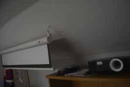 Acer Projector with Screen and Remote