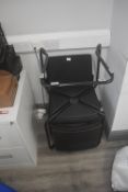 2x Stackable Office Chairs