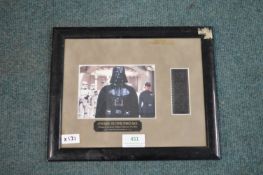 Star Wars Empire Strikes Back Framed Film Strip