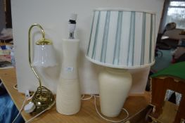 3x Table Lamps