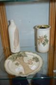 3x Studio Pottery Items by Rob Flynt