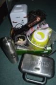 Small Electricals Including Mini Fridge, Kettles, and Hair Stylers