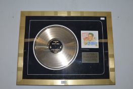 Elvis Presley Gold Disc GI Blues Framed Collectors Set