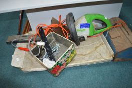 Viking Electric Hedge Trimmer, Toolbox, etc.