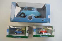 Oxford Heinkel Trojan Three Wheeler and 2x Smaller Models