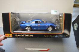 Maisto Alpine Renault 1600S 1971 Diecast Car