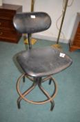 Retro Industrial Machinists Chair