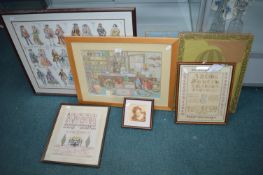 Framed Samplers and Prints