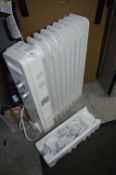 VonHaus White Oil Filled Electric Radiator