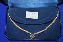 Freshwater Pearls with Sterling Silver Clasp by Lotus