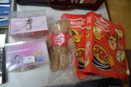 Walkers Tazos, Albums, and Disney Princess Treasure Chest etc.