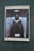Signed Dave Proust Darth Vader Photo